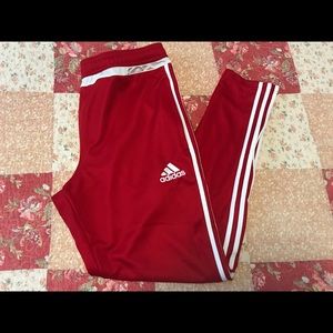 ADIDAS TIRO RED CLIMACOOL TRACK PANTS LARGE